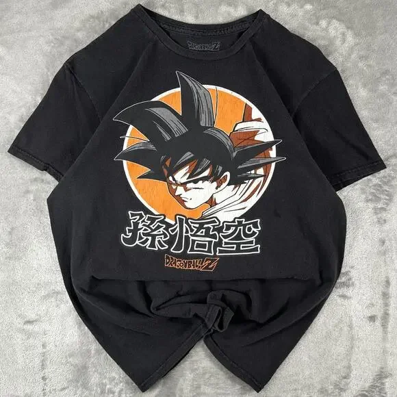 Dragonball Z Goku Orange/Black Anime Graphic T-shirt Size Medium - Picture 1 of 7